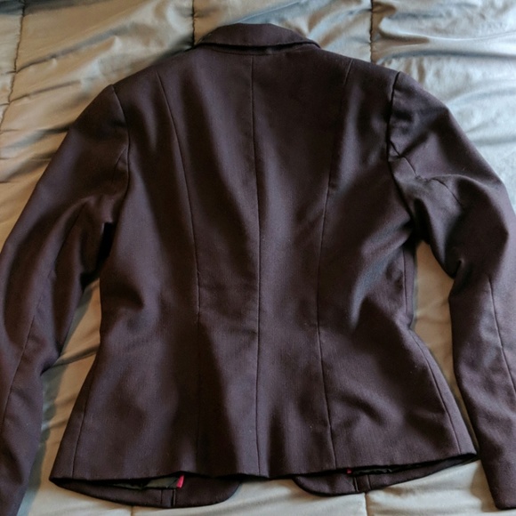 Plum Tweed Blazer - Picture 4 of 8